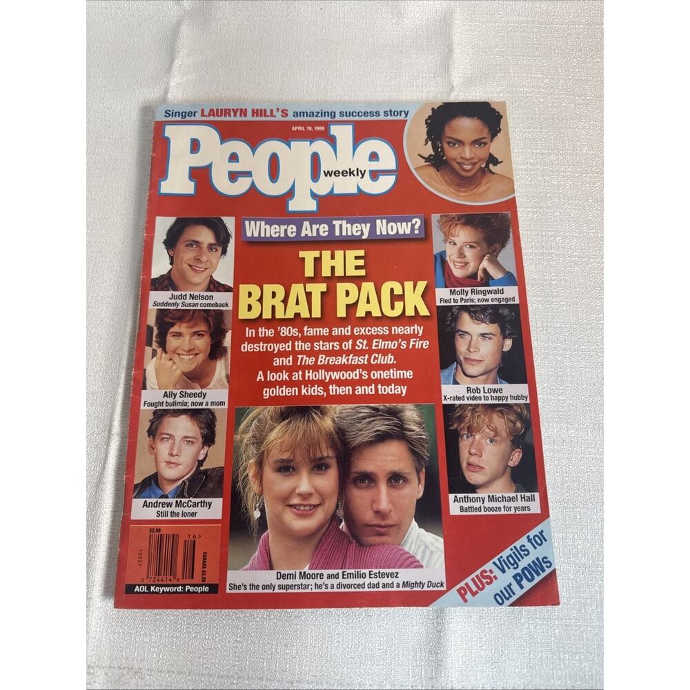 APRIL 19 1999 PEOPLE magazine - BRAT PACK